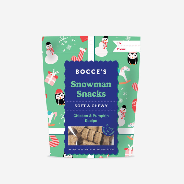 Snowman Snacks - Soft & Chewy Holiday Dog Treats