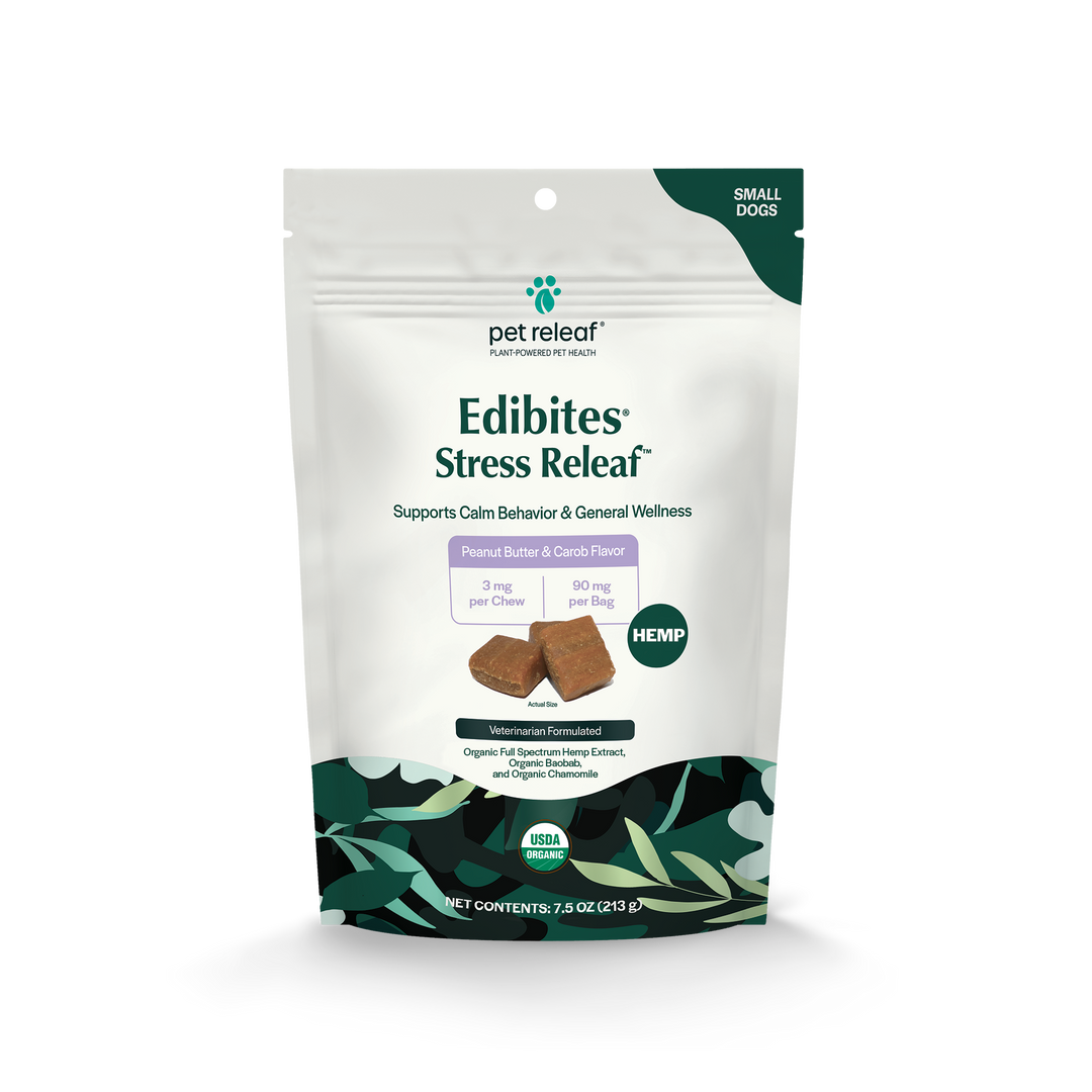Stress Releaf CBD Edibites - Peanut Butter & Carob Flavor