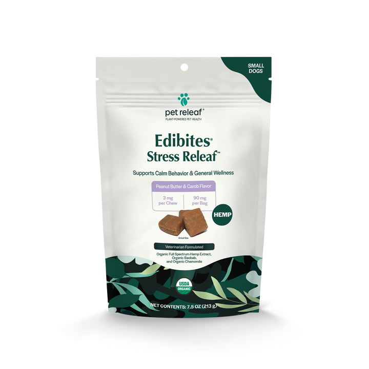 Stress Releaf CBD Edibites - Peanut Butter & Carob Flavor