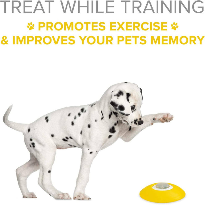 Treat Dispenser with Remote Button, Dog Memory Training Toy
