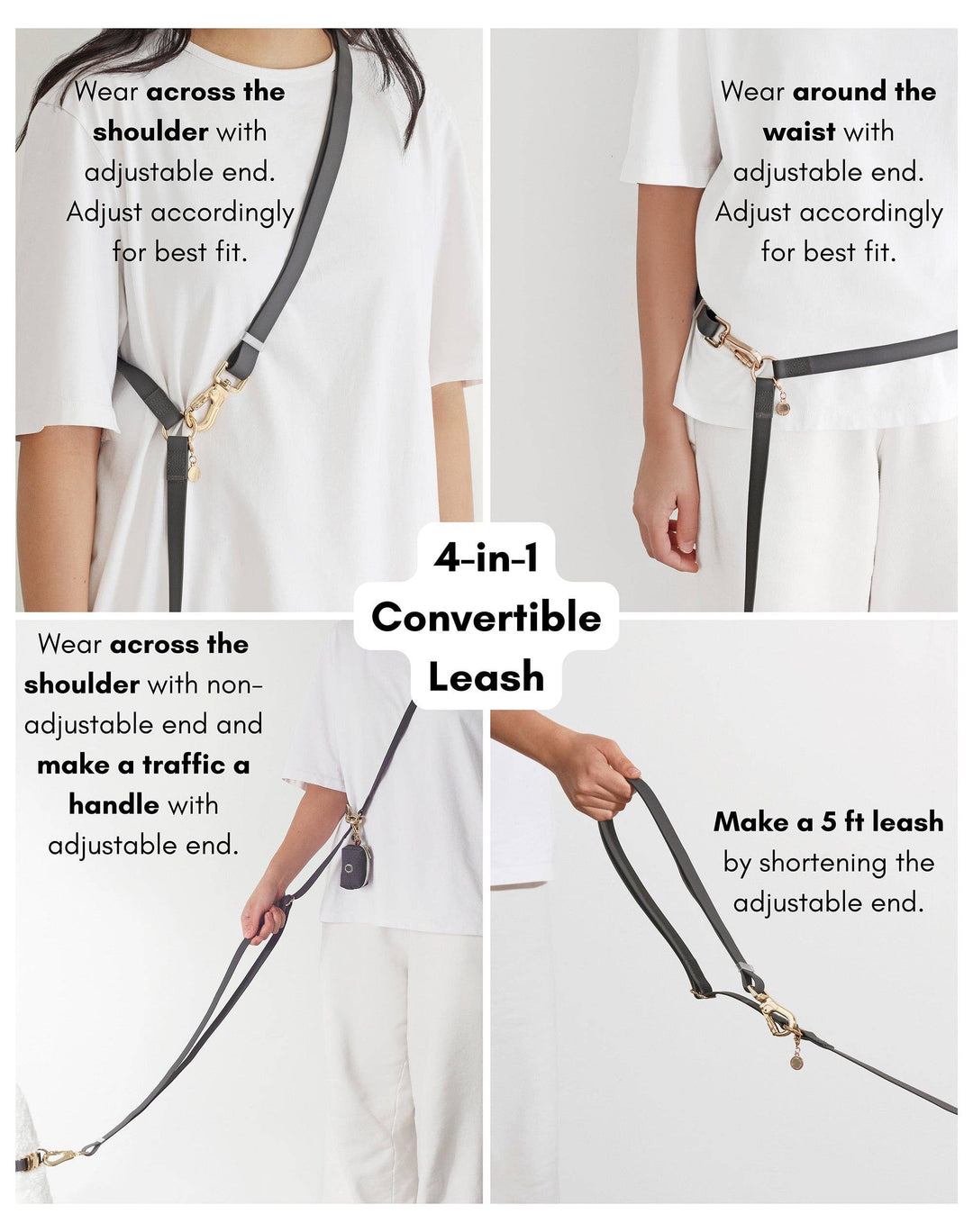 Cloud Wide Hands-Free Convertible Leash