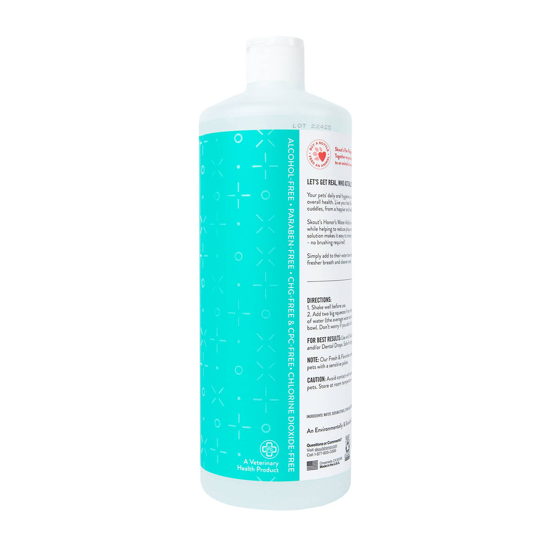 Oral Care Water Additive: Flavorless 32 oz