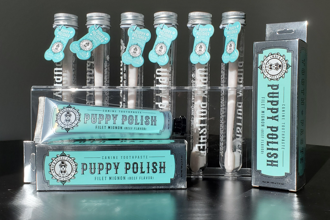 Wag & Bright Puppy Polish Toothpaste 100g