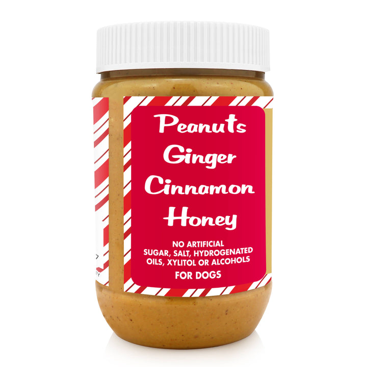Dog Peanut Butter - Holiday Gingerbread Budder (17 oz Jar)