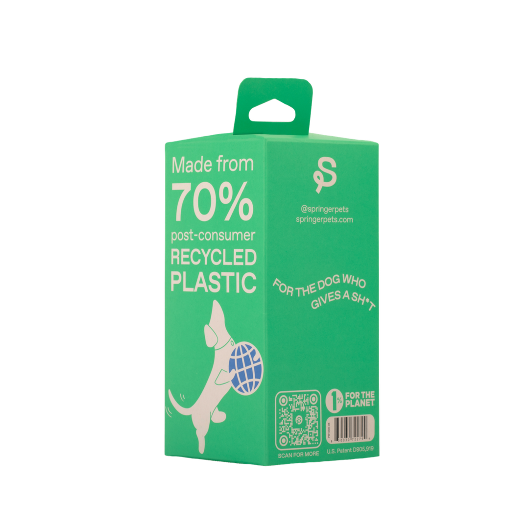 Premium Dog Poop Waste Bags, 120 Bags, 8 Rolls