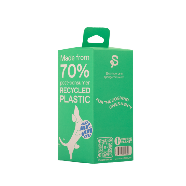 Premium Dog Poop Waste Bags, 120 Bags, 8 Rolls