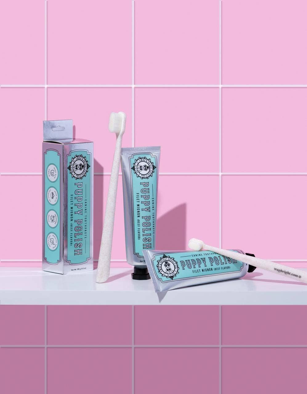 Wag & Bright Puppy Polish Toothpaste 100g