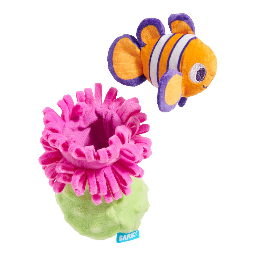 BARK Clown Fishing Around Plush Dog Toy