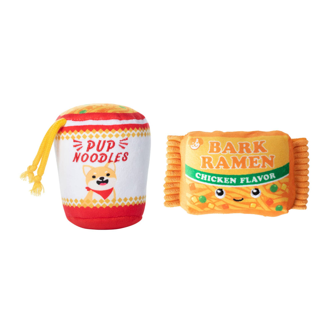NOTHIN BUT NOODLES 2 PIECE  DOG TOY SET