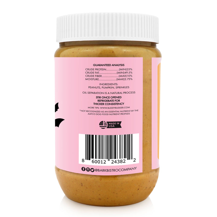 Dog Peanut Butter - Halloween BOO BUDDER (17 oz Jar)