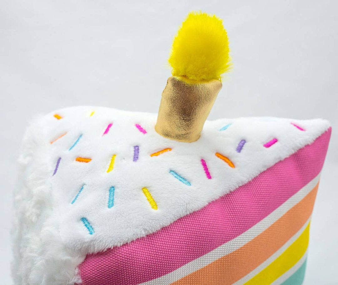 ThoozyPet Birthday Cake Plush Dog Toy