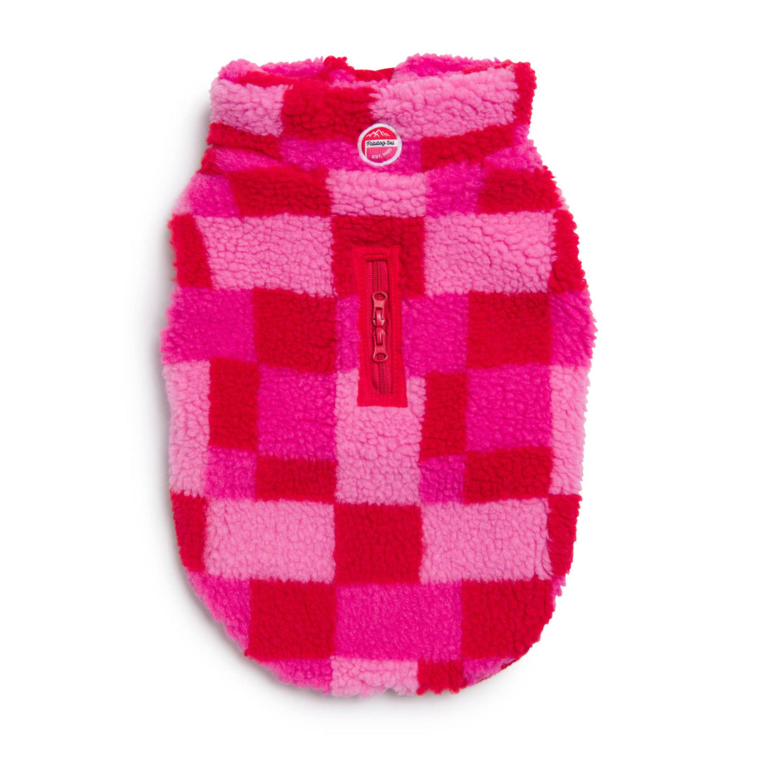 Fab Ski Sherpa Vest Pink