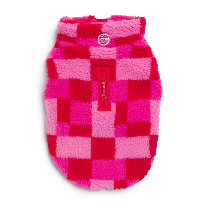 Fab Ski Sherpa Vest Pink