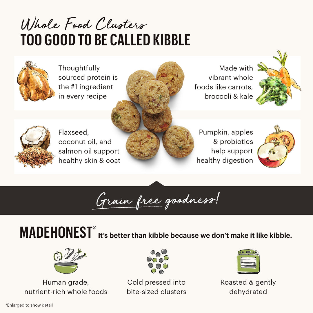 Grain-Free Beef Clusters for Dogs (5 lb)