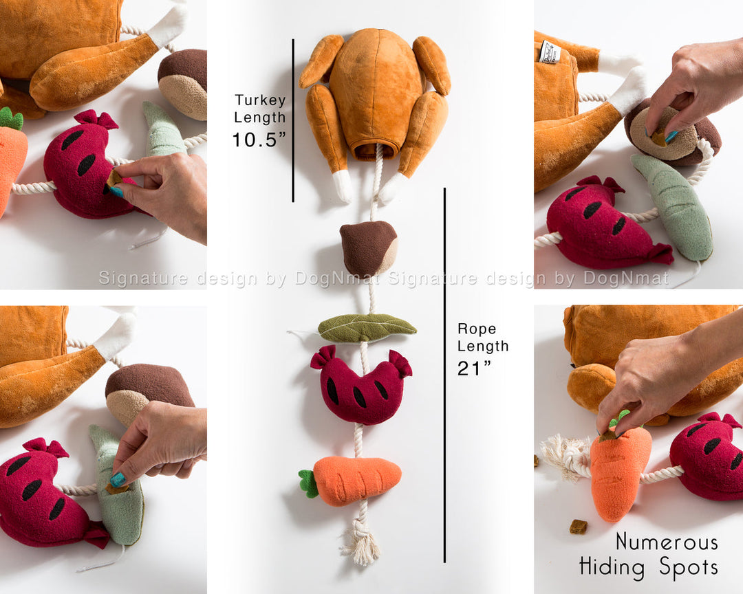 Holiday Turkey Snuffle Toy
