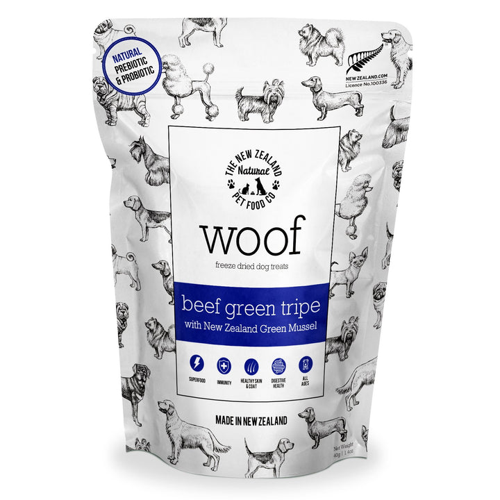 Freeze-Dried Beef Green Tripe with New Zealand Green Mussel