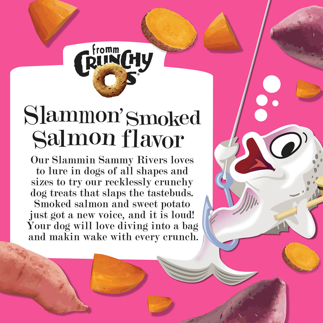 Crunchy O's - Slammon Smoked Salmon Flavor