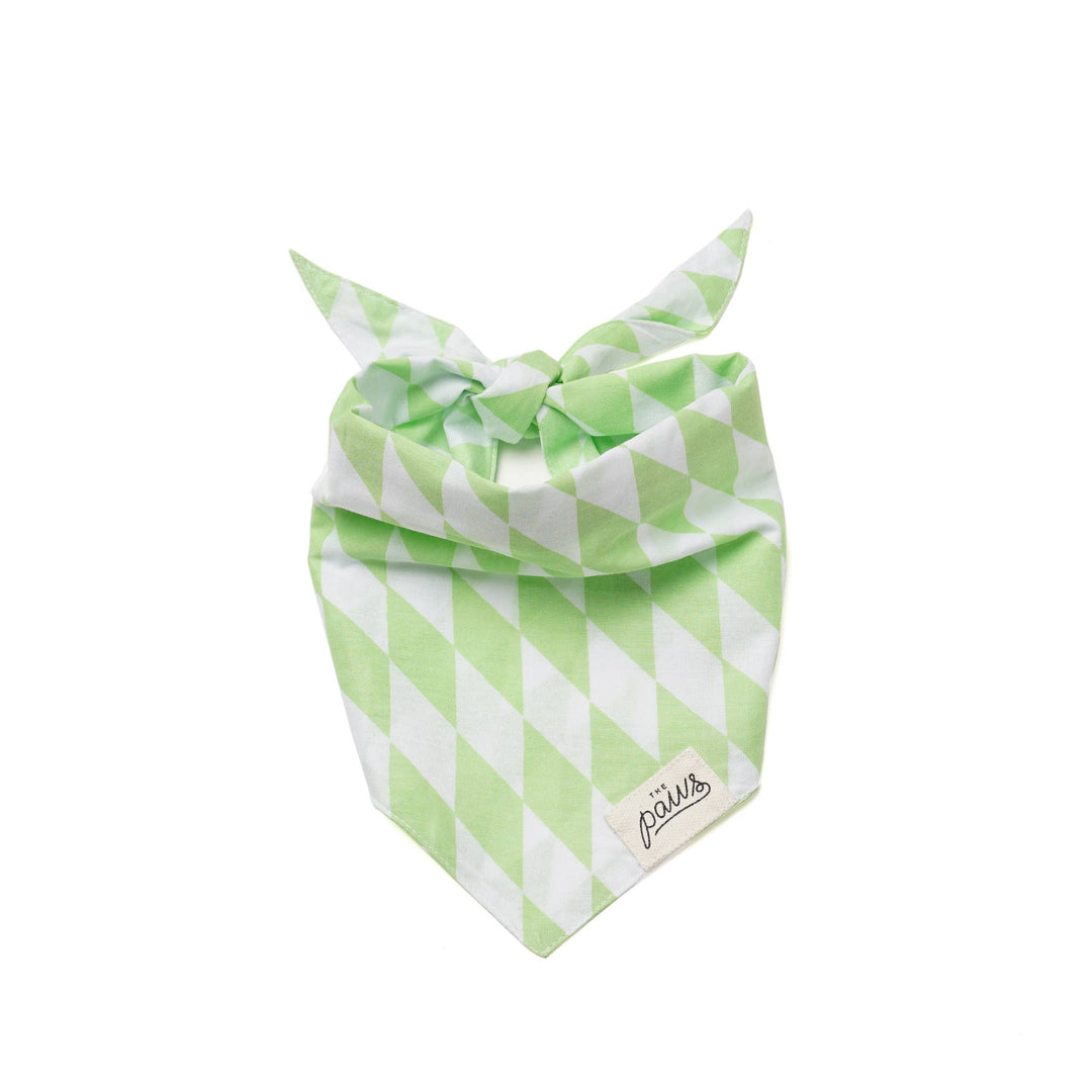 Lime Green Diamond Bandana
