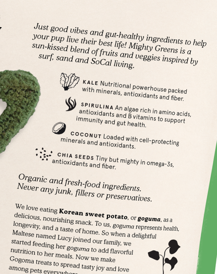 GOGOMA Whole Food Sweet Potato Dog Treats