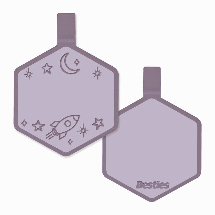 Space Cadet Silicone Dog ID Tag