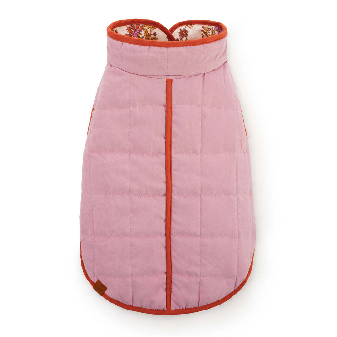 Blockprint Floral Reversible Dog Jacket