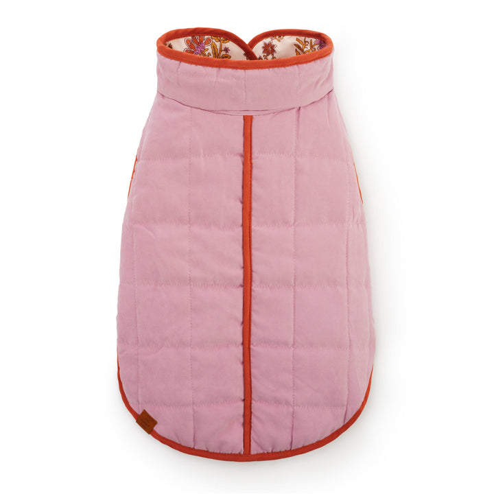 Blockprint Floral Reversible Dog Jacket