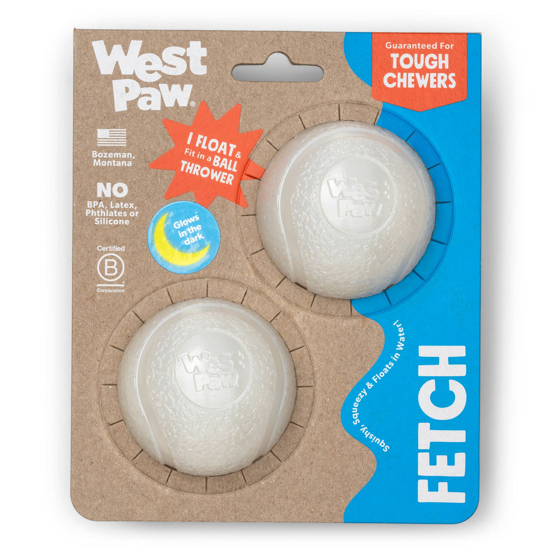 Boundr® 2-Pack Dog Toy Ball for Play, Chew, and Fetch