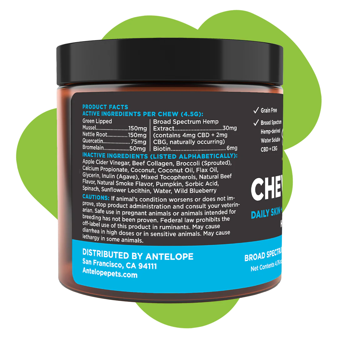 Chews + Daily Seasonal Allergy Support Hemp Chews