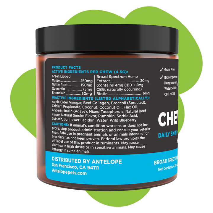Chews + Daily Seasonal Allergy Support Hemp Chews