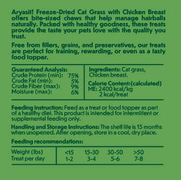 Freeze-Dried Cat Grass with Chicken
