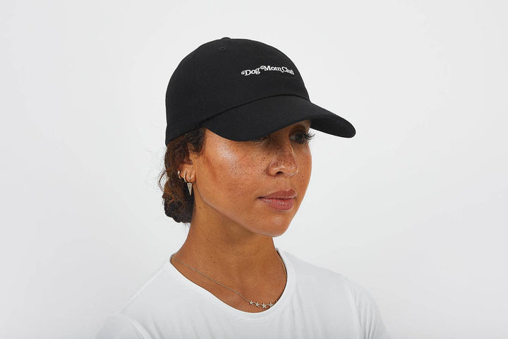 Dog Mom Club Hat - Black