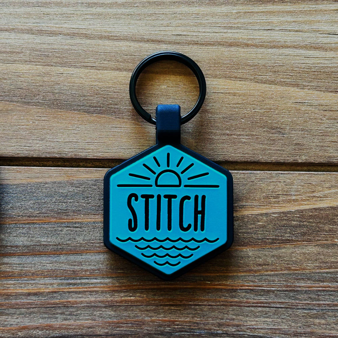 Salt and Sun Silicone Dog ID Tag