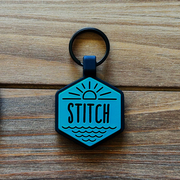 Salt and Sun Silicone Dog ID Tag