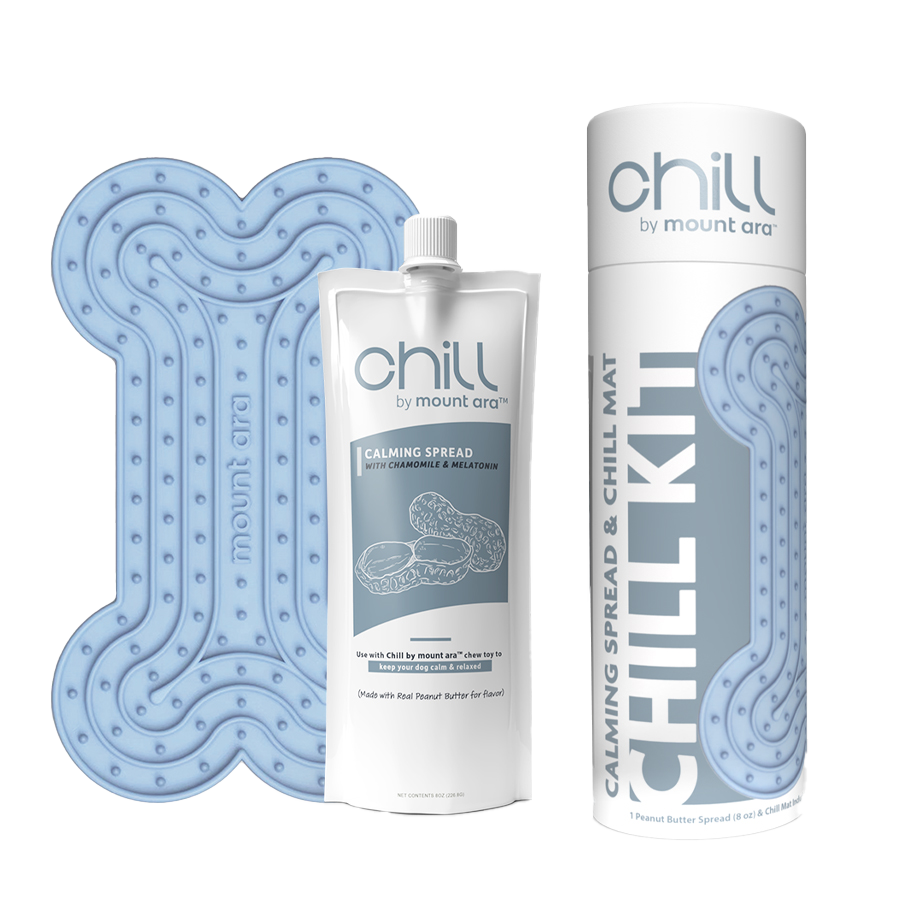 Chill Lick Mat Kit With Calming Melatonin Peanut Butter