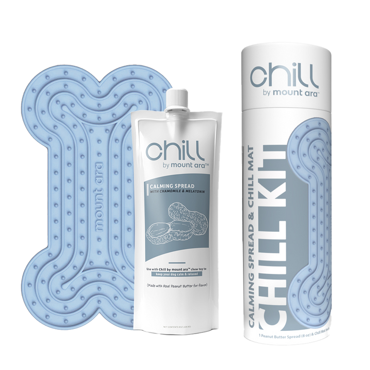 Chill Lick Mat Kit With Calming Melatonin Peanut Butter