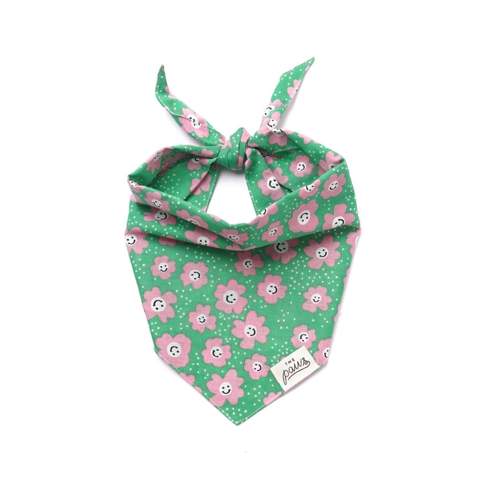 Smiley Flower Bandana