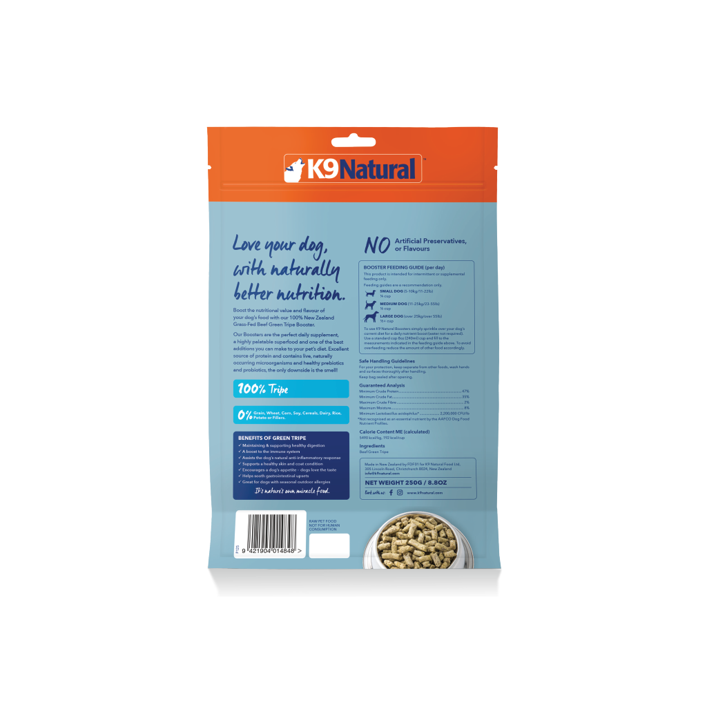 Beef Green Tripe Freeze-Dried Booster