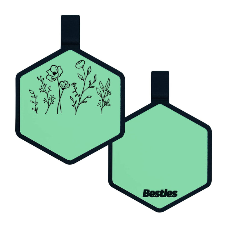 Wildflowers Silicone ID Tag