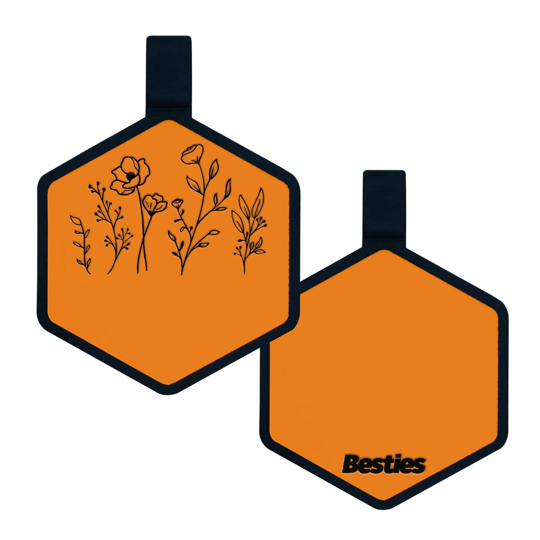 Wildflowers Silicone ID Tag