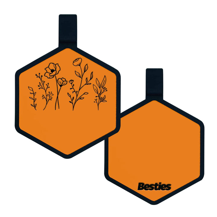 Wildflowers Silicone ID Tag