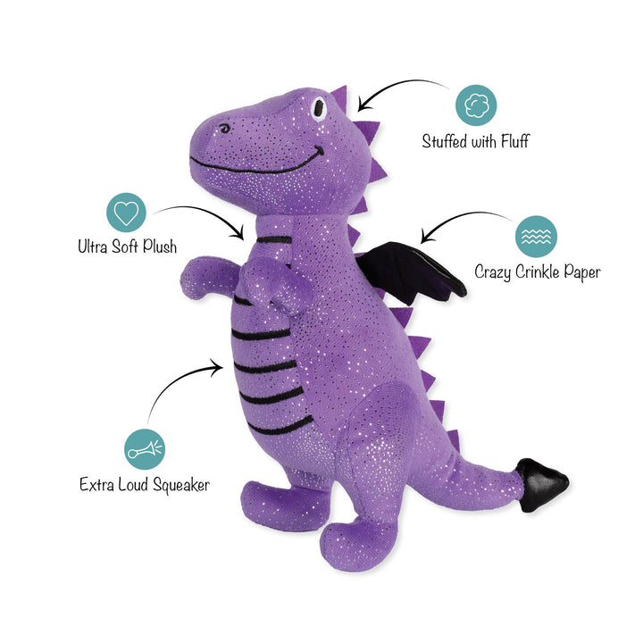 DONT BE A DRAG ON PLUSH DOG TOY