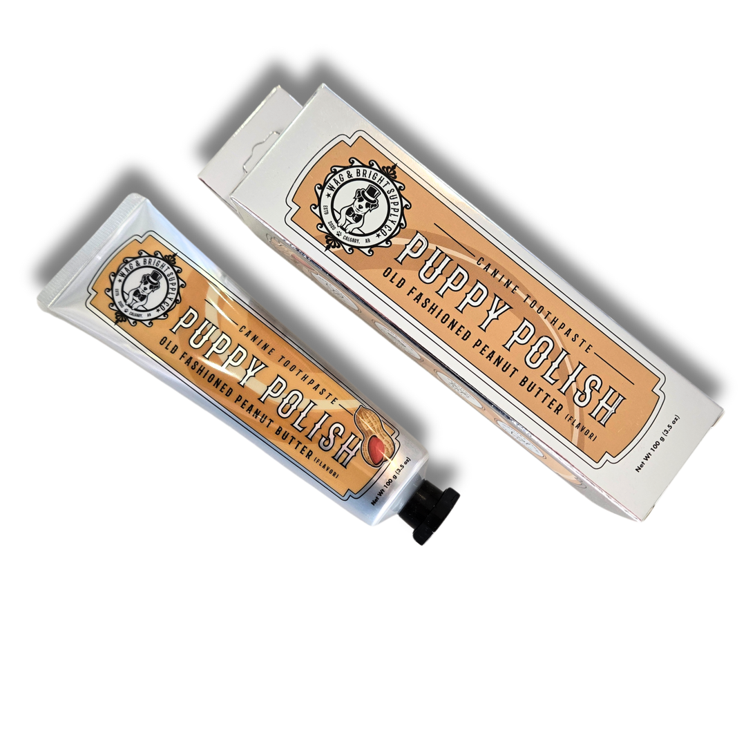 Puppy Polish Toothpaste - Old Fashioned Peanut Butter