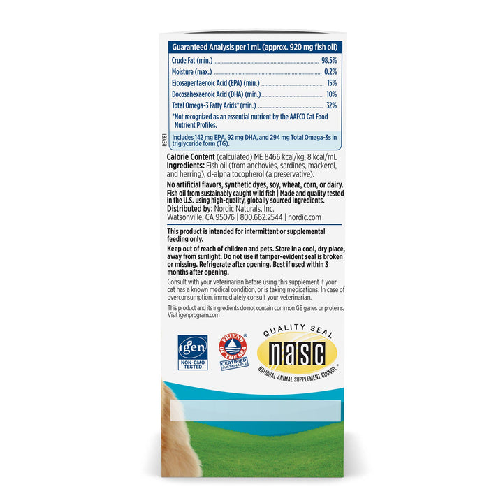 Omega-3 Cat Supplement - Unflavored (2 Oz)