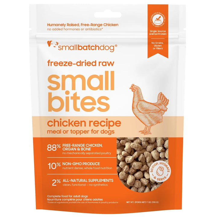 Freeze-Dried Raw Small Chicken Bites