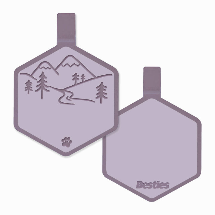 Mountain Adventure Silicone Dog ID Tag