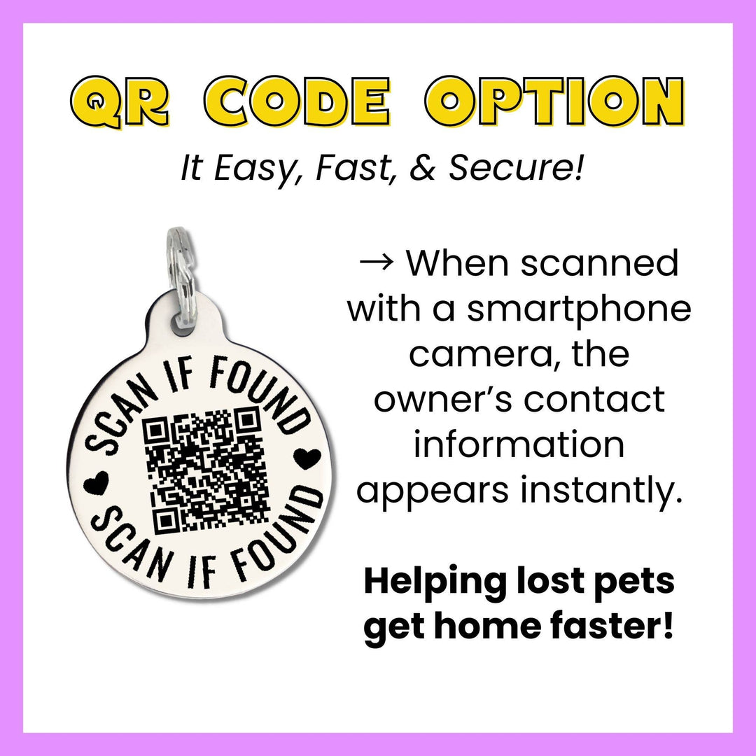 Cute but Dumb AF - QR Code ID Tag