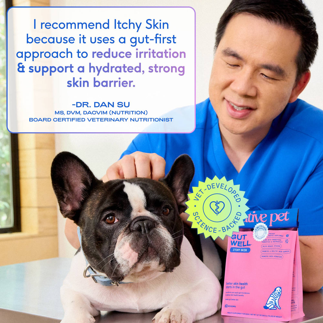 Native Pet GutWell Itchy Skin, Anti Itch Supplement for Dogs