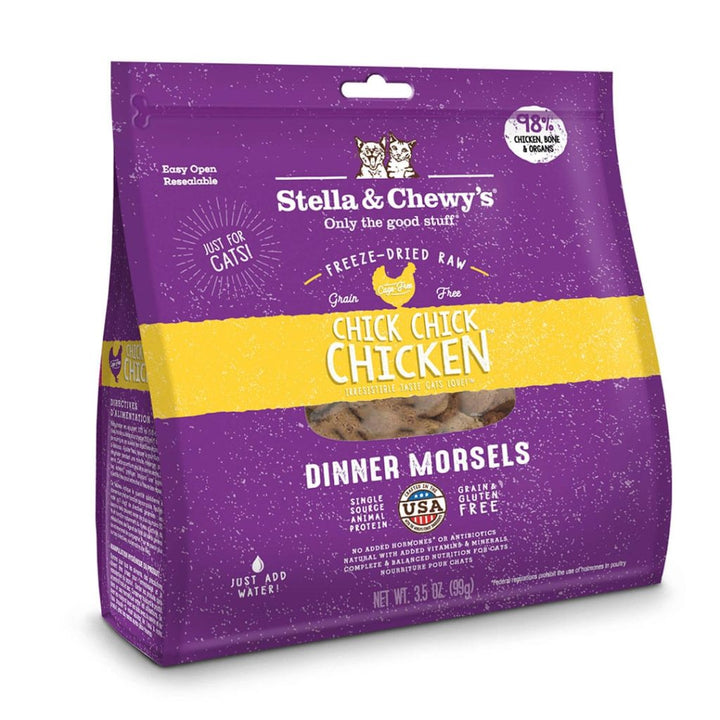 Freeze-Dried Raw Dinner Morsels for Cats - Chick, Chick Chicken (18 oz)