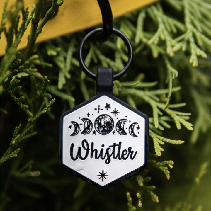 Moonstruck Silicone Dog ID Tag