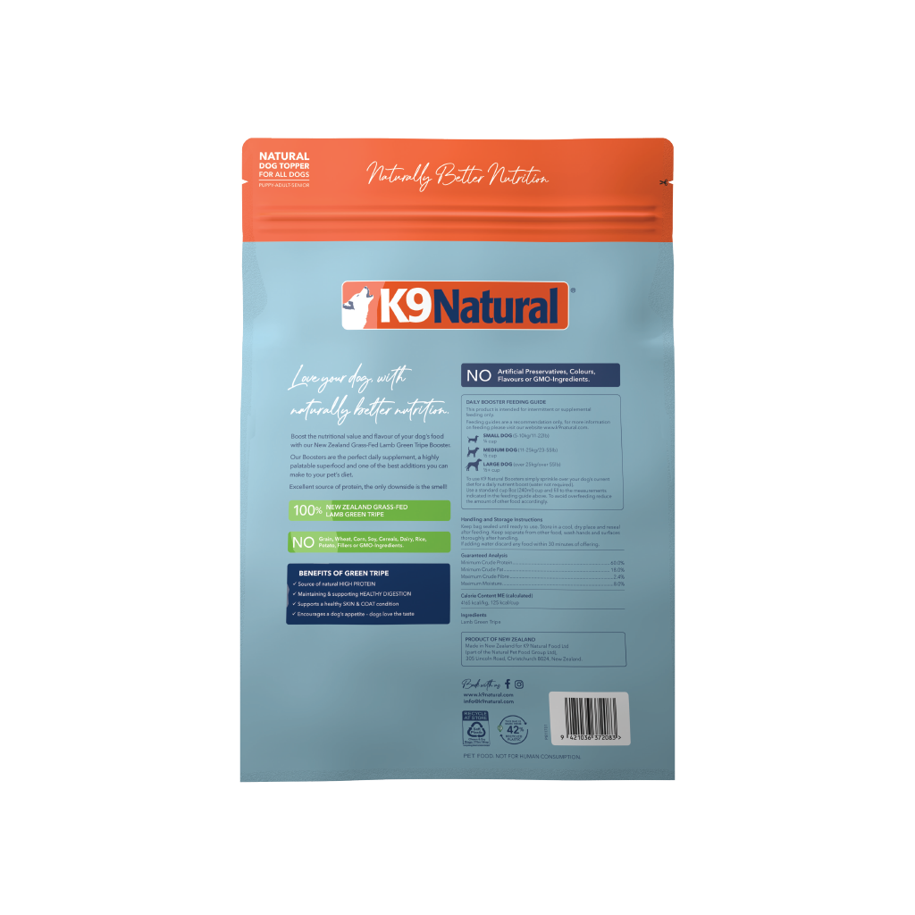 Lamb Green Tripe Freeze-Dried Booster